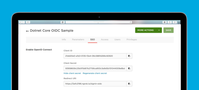 How to use OpenId Connect Authentication with Dotnet Core